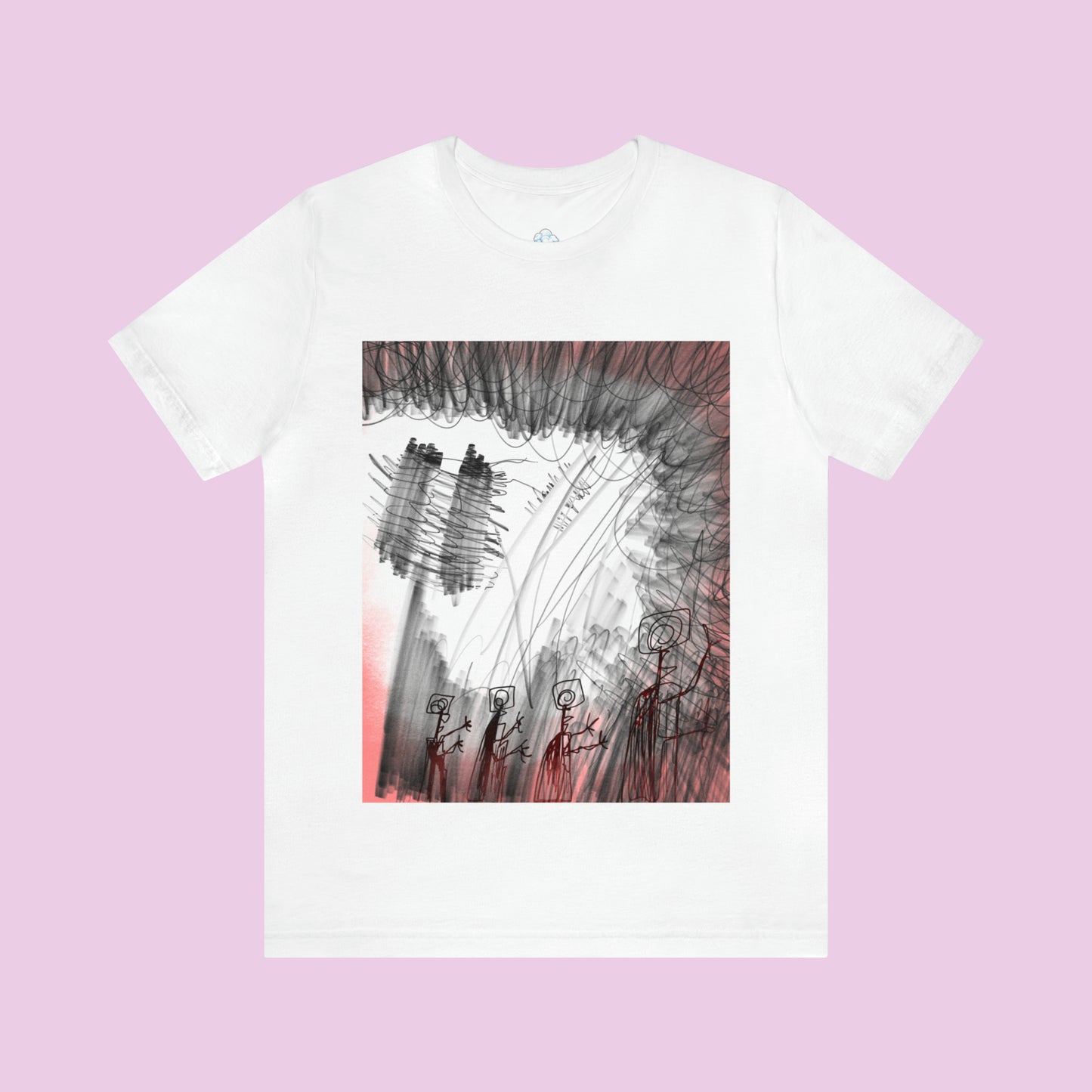 Unisex Pink Forest T-Shirt #6
