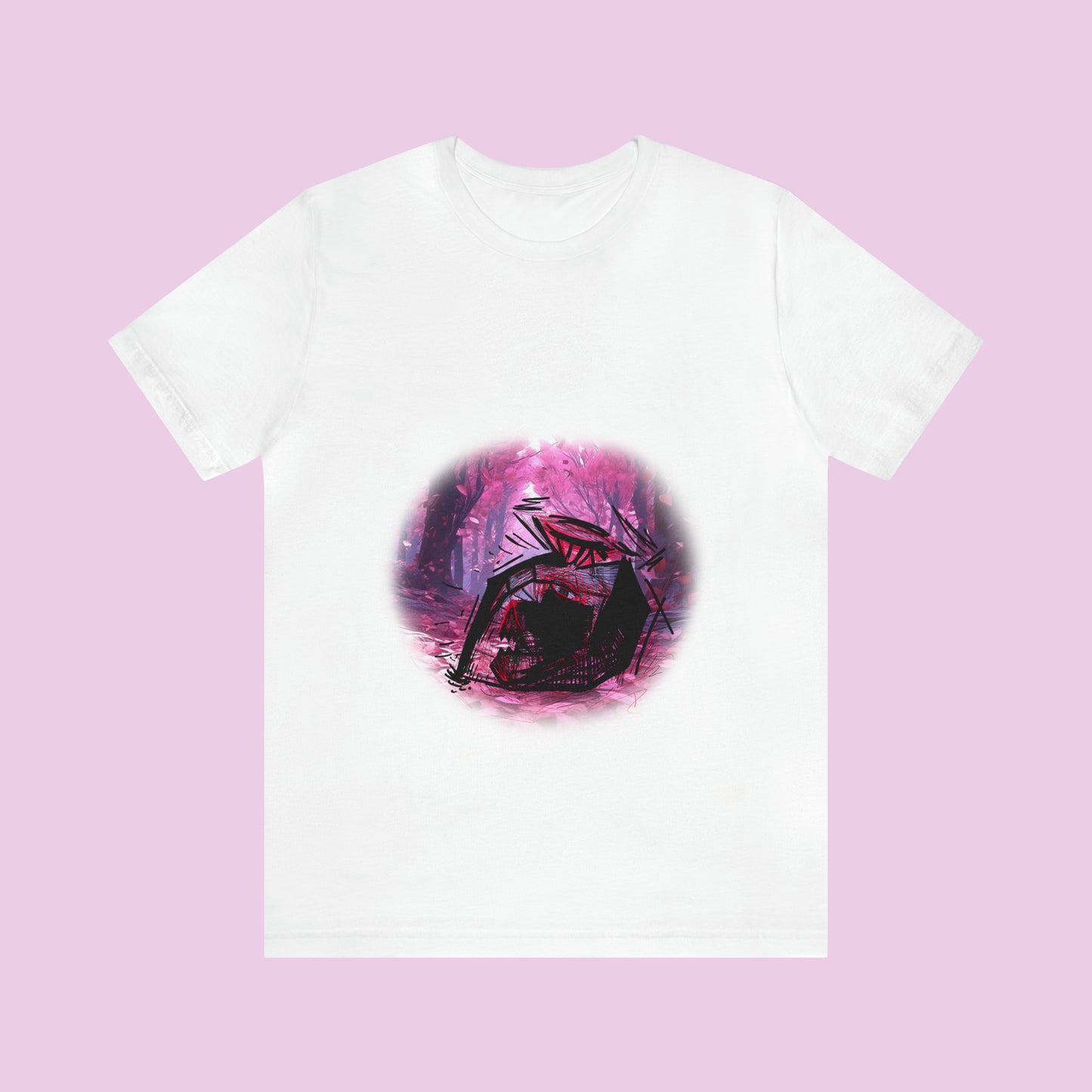 Unisex Pink Forest T-Shirt
